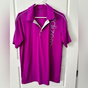 Adidas Adizero Medium Purple Golf Shirt